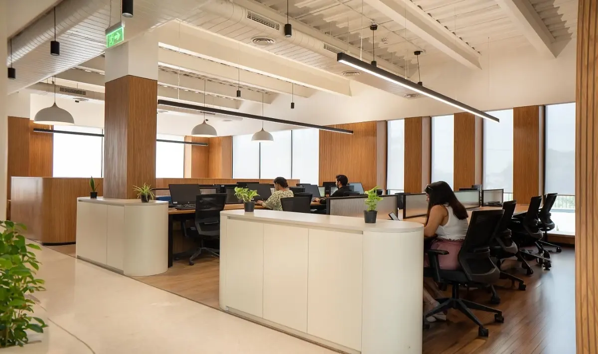 Modern office interior designed by leading Indian companies