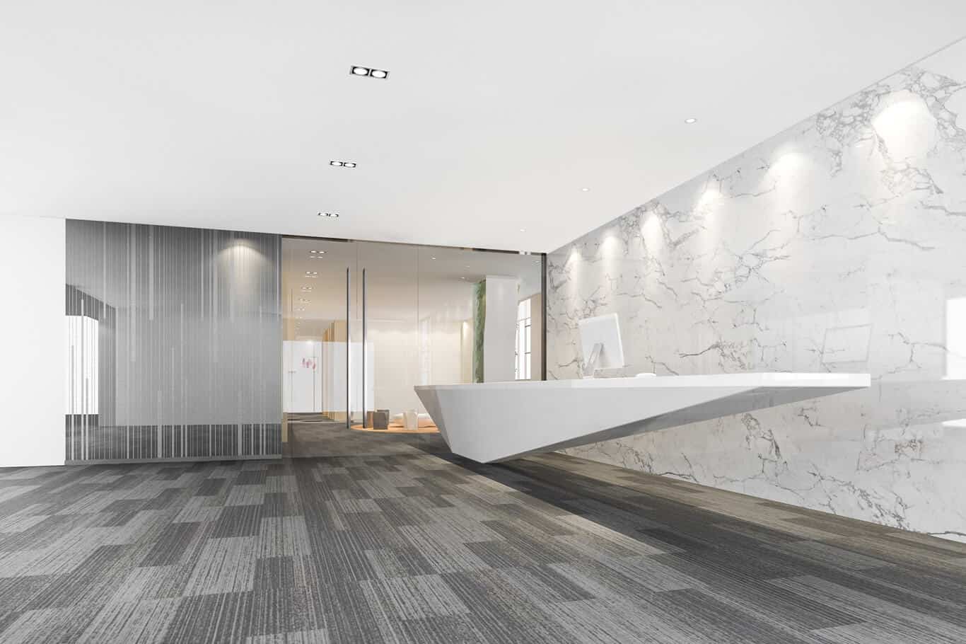 modern office reception